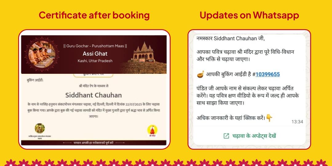 Guru Gochar Yellow Vastra, Shastra-Gyan items & Bhojan Mahaseva