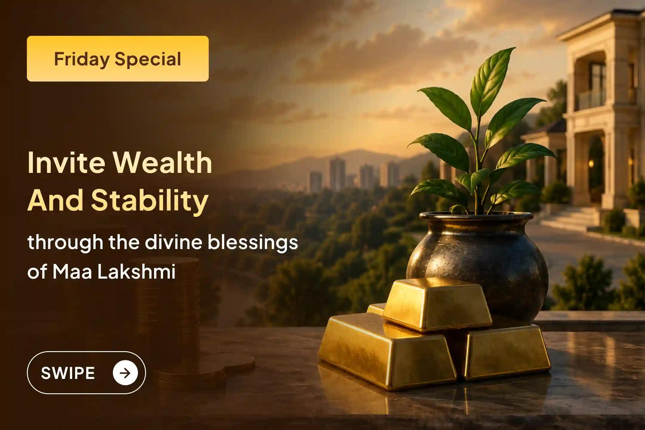✨ When your efforts don’t feel enough, surrendering to the divine becomes your greatest support - offer your prayers to Maa Lakshmi through this special puja for business growth, income stability, and prosperity.
