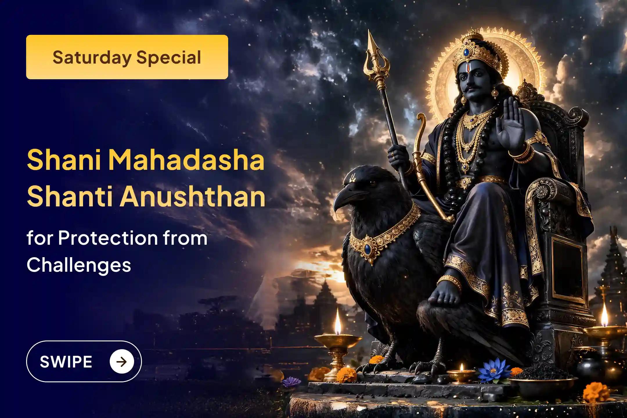 🪔Are you constantly suffering because of Shani Saade Saati? Seek Blessings of Relief by appeasing Shri Shani Dev through right rituals