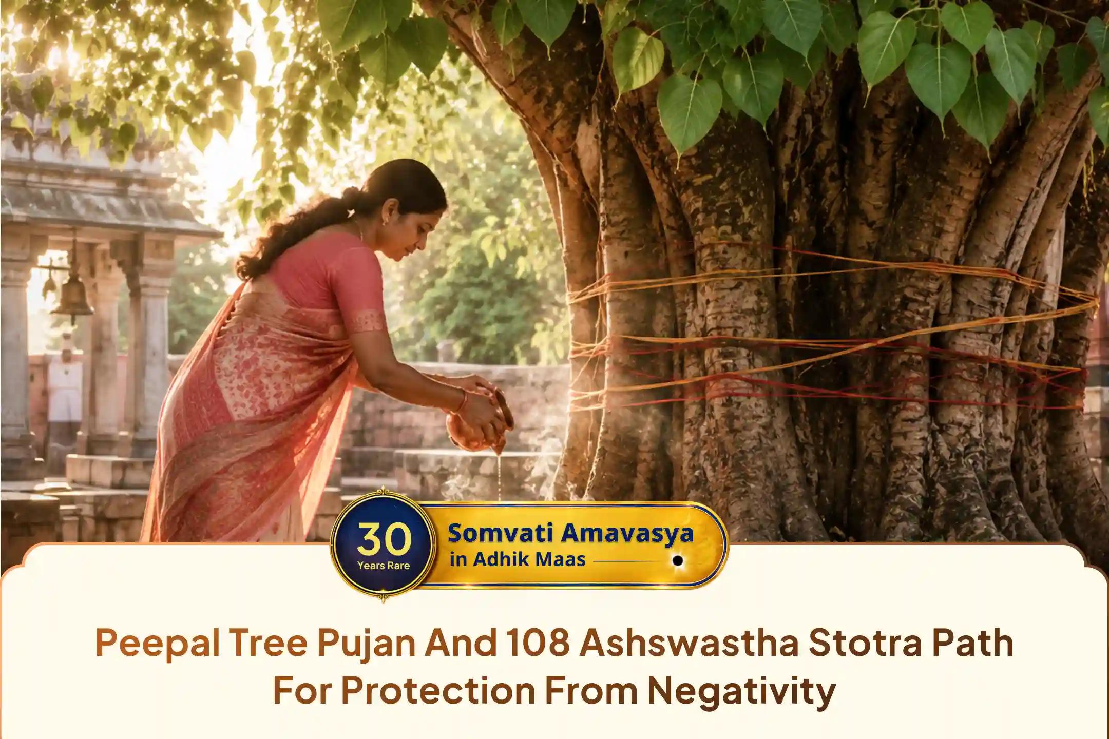 🌑 After 30 Years, Somvati Amavasya Awakens Divine Shani Protection Through Sacred Peepal Tree Worship to Remove Negativity and Invite Blessings!