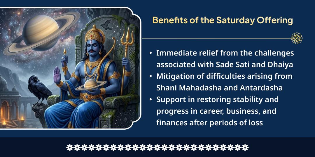 Shanivaar Shani Dristhi Suraksha Shani Dev-Venkateswara Swamy Chadhava 