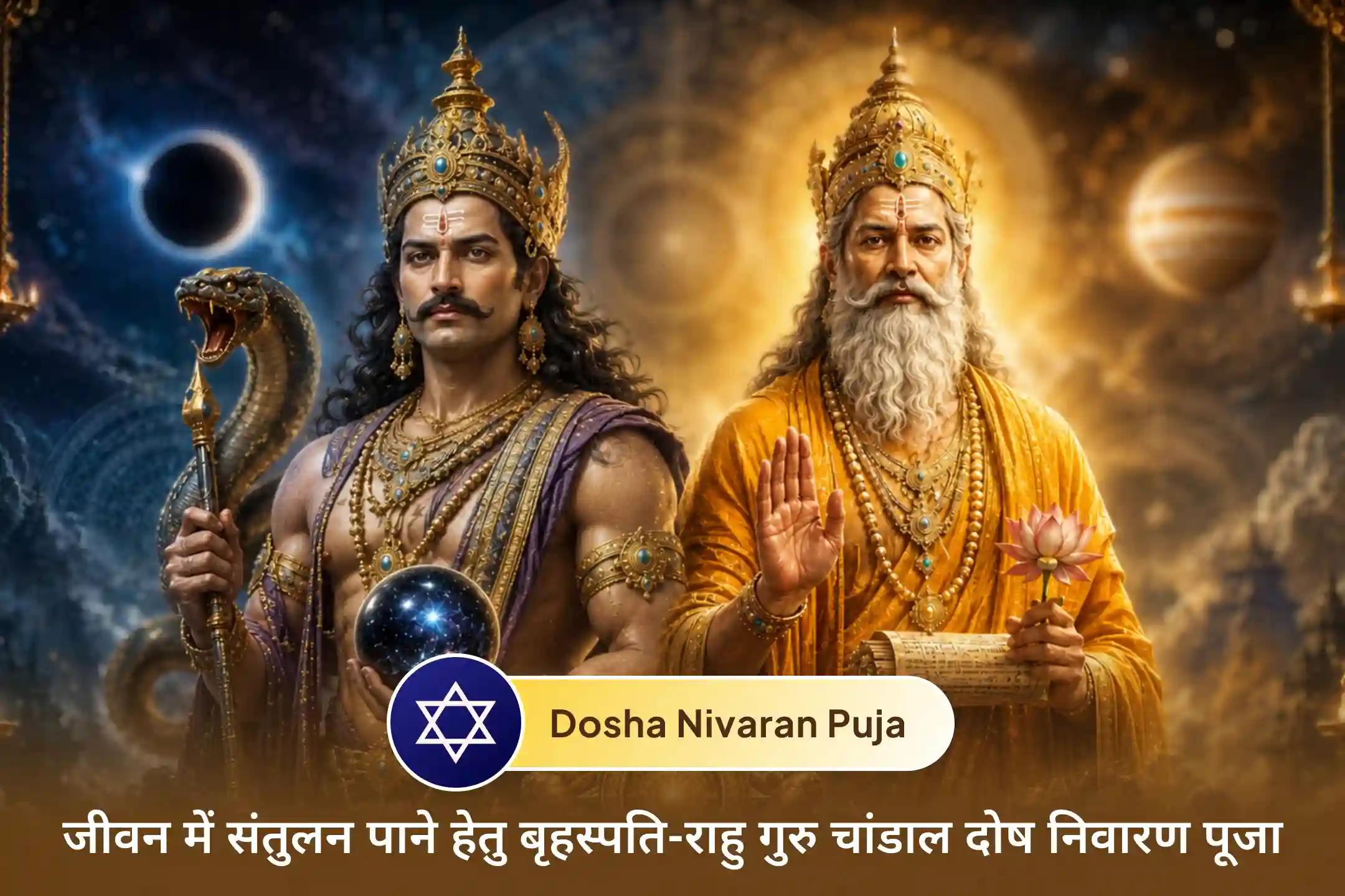 ✨ गुरु चांडाल दोष को शांत कर धन, समृद्धि, सफलता और जीवन में सुख-सुविधाओं का आशीर्वाद प्राप्त करने हेतु इस विशेष राहु-गुरु अनुष्ठान में हों शामिल।