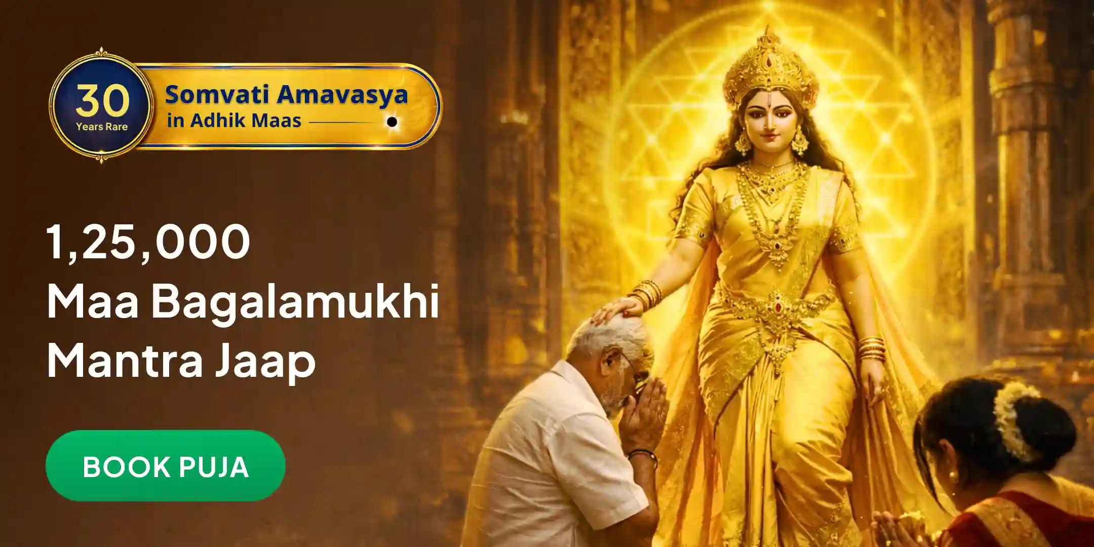 100 Kg Lal Mirch Agni Ahuti Maha Yagya Bagalamukhi-Pratyangira Kavach Anushthan with 1,25,000 Mool Mantra Jaap