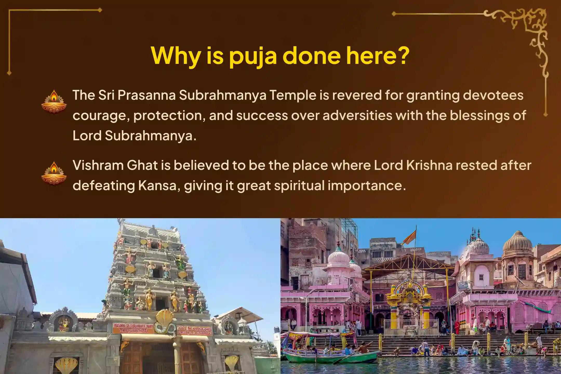 🕉️Participate in the Subrahmanya Ashtottara Archana and Yamuna Devi 108 Ashtakam Parayanam on the last day of Yamuna Pushkaralu, which falls on the auspicious Krittika Nakshatra, to wash away all sins and bring well-being to your family🙏