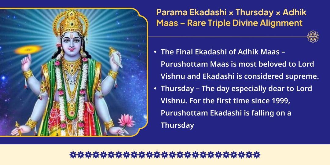 Last Purushottam Ekadashi 7 Vishnu Avatars 7 Past Lives Karma-Shuddhi Mahaseva