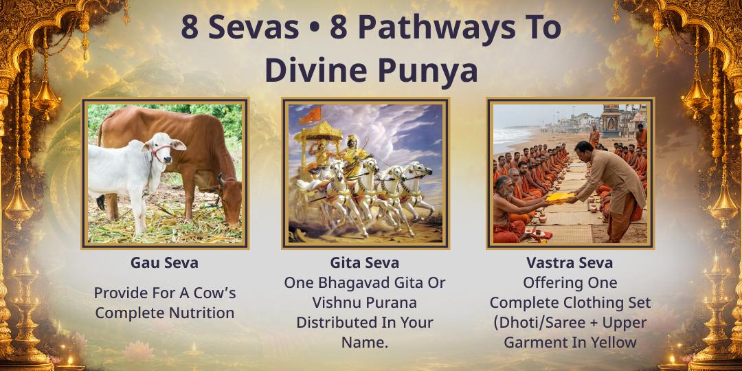 Last Ekadashi of Adhik Maas - 8 Parama Sevas