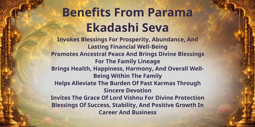 Last Ekadashi of Adhik Maas - 8 Parama Sevas