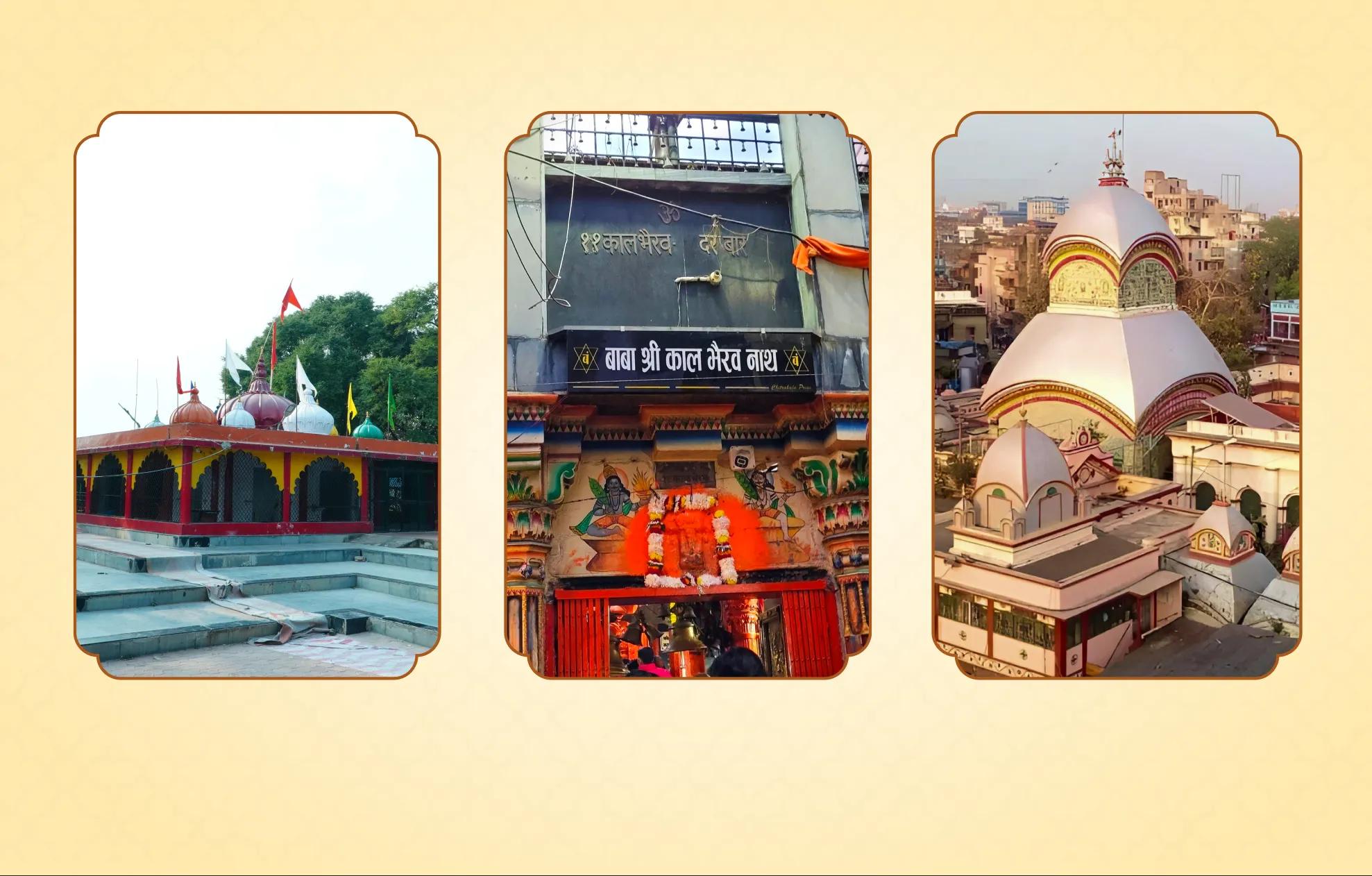Shri Navgrah Shani Mandir, Kaal Bhairav Mandir Kashi, Shaktipeeth Kalighat Mandir, Ujjain, Kashi, Kolkata