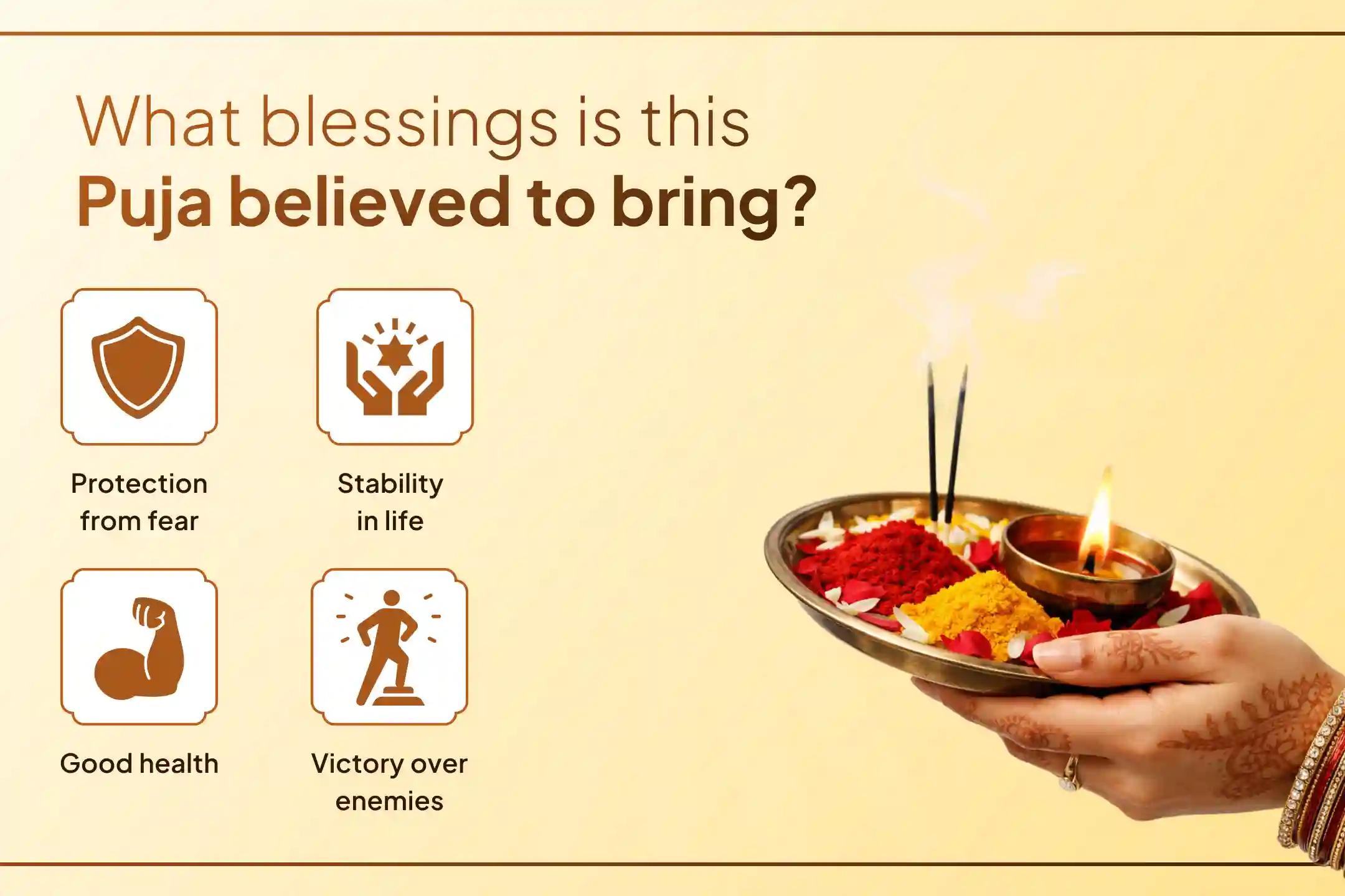 🔥 On the final Bada Mangal of the year, take part in the rare combined worship of Hanuman Ji, Maa Bagalamukhi, and Kaal Bhairav to seek divine protection from enemies, negativity, and life’s difficulties.