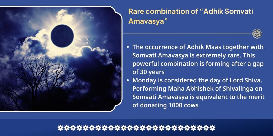 Adhik Somvati Amavasya 4 Prahar 4 Shivlingas Maha Abhishek 