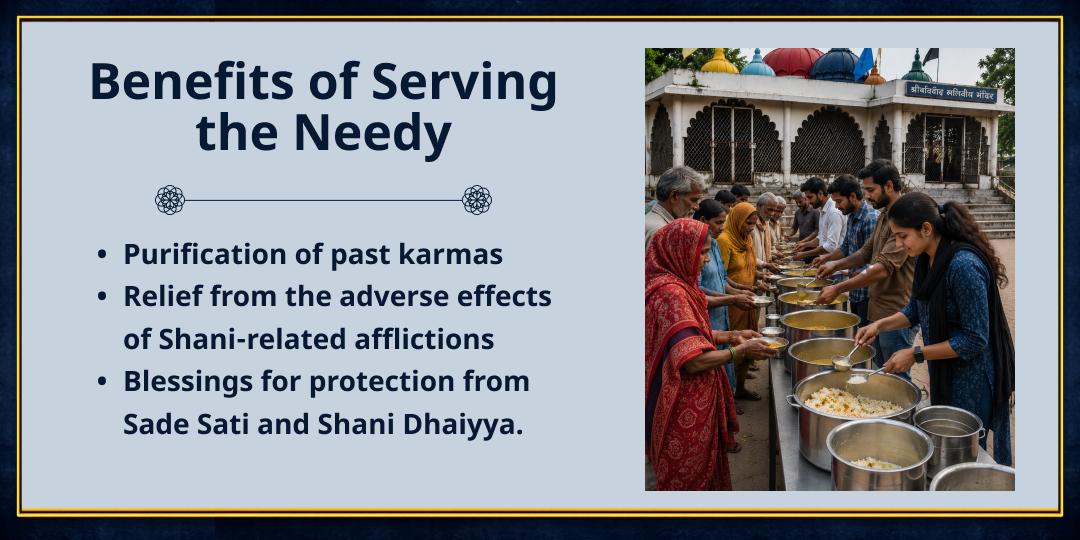 Adhik Shani Trayodashi Shani Priya Needy Mahaseva