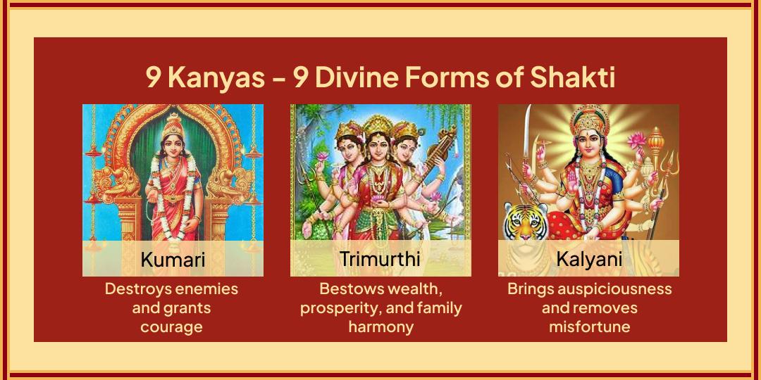 9 Kanya Maha Bhojan & Shringar Seva