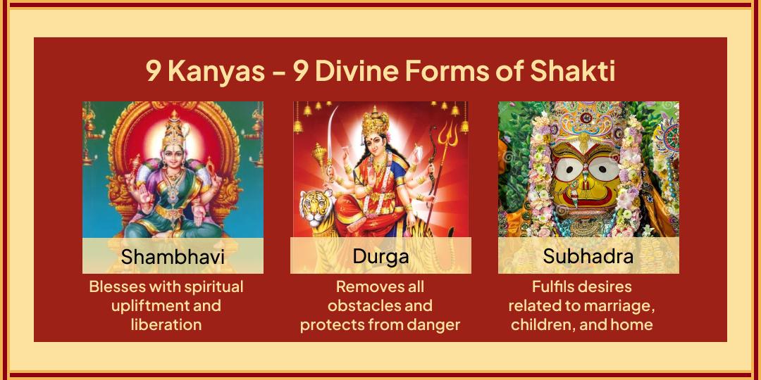 9 Kanya Maha Bhojan & Shringar Seva