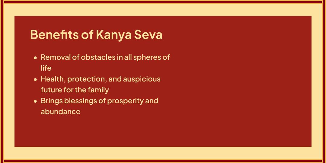 9 Kanya Maha Bhojan & Shringar Seva