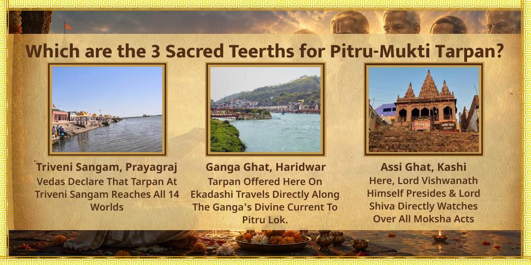 Nirjala Ekadashi Pitru-Mukti 3 Teerth Tarpan 