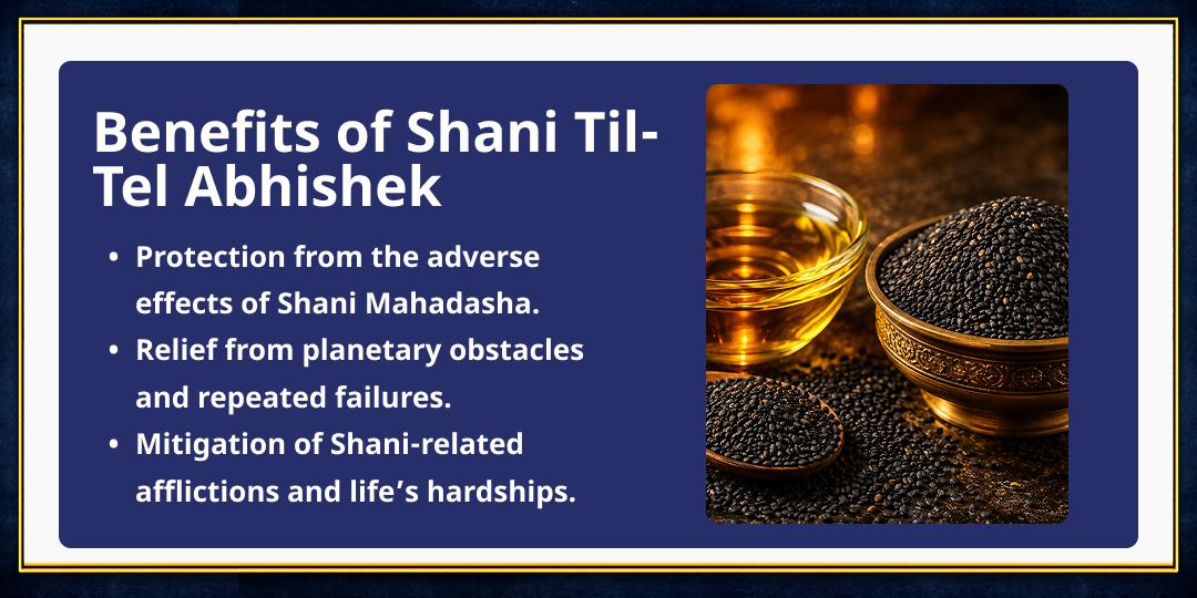 2 Shani Trayodashis Maha Suraksha Kavach Til-Tel Abhishek Sankalp