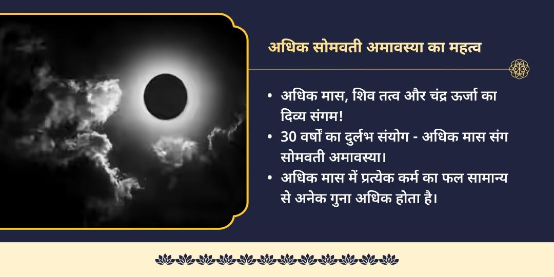 अधिक सोमवती अमावस्या निशीथ काल सोमेश्वर महादेव जल-बेलपत्र अभिषेक