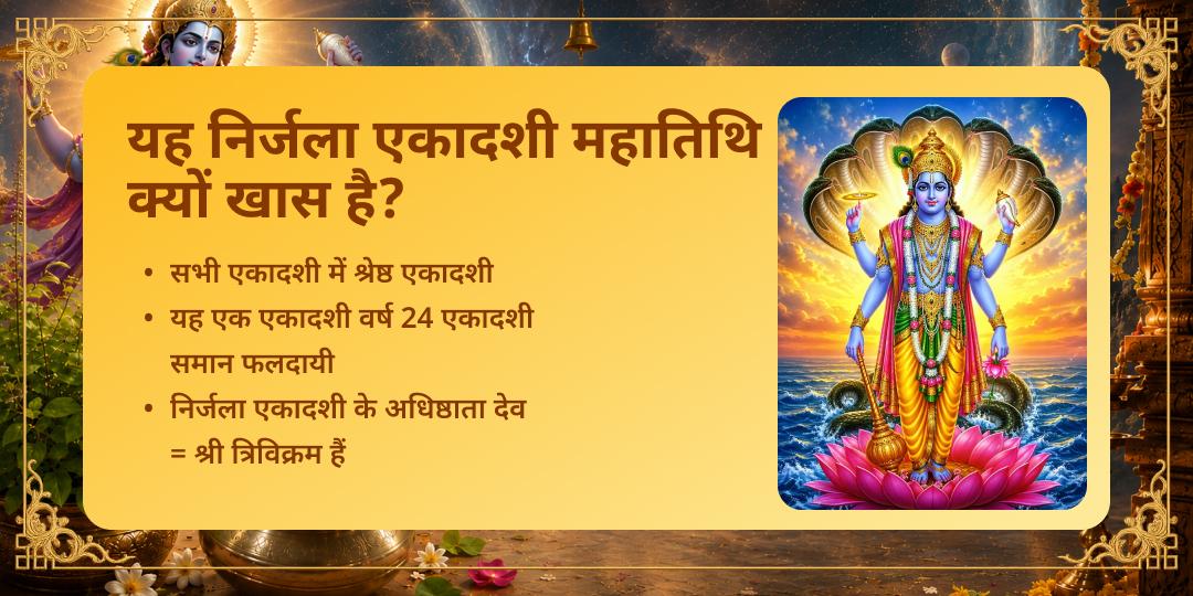 निर्जला एकादशी त्रिविक्रम 108 तुलसी अर्चना एवं पंचामृत चढ़ावा