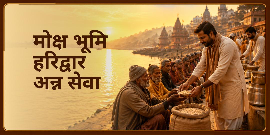 मोक्ष भूमि हरिद्वार अन्न सेवा