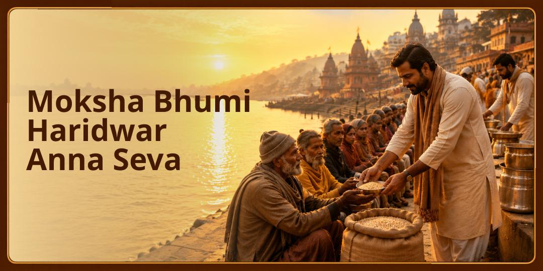 Where Lord Vishnu Resides and 33 Crore Deities Are Revered - Perform Anna Seva at Haridwar.