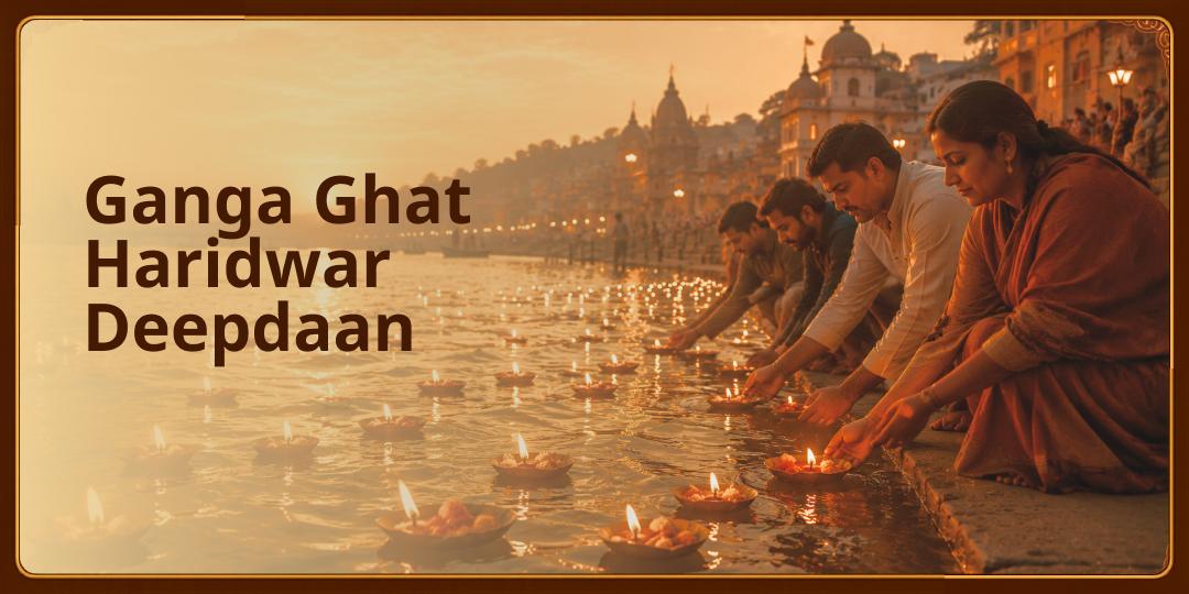 Ganga Ghat Haridwar Deepdaan