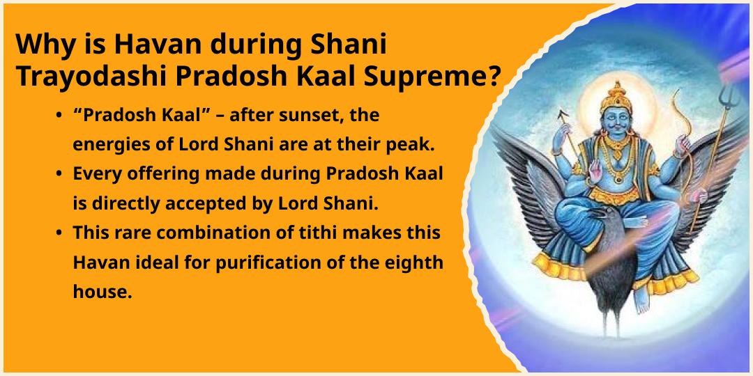 Antim Shani Trayodashi 2026 Pradosh Kaal Havan Ahuti & Tel Abhishek