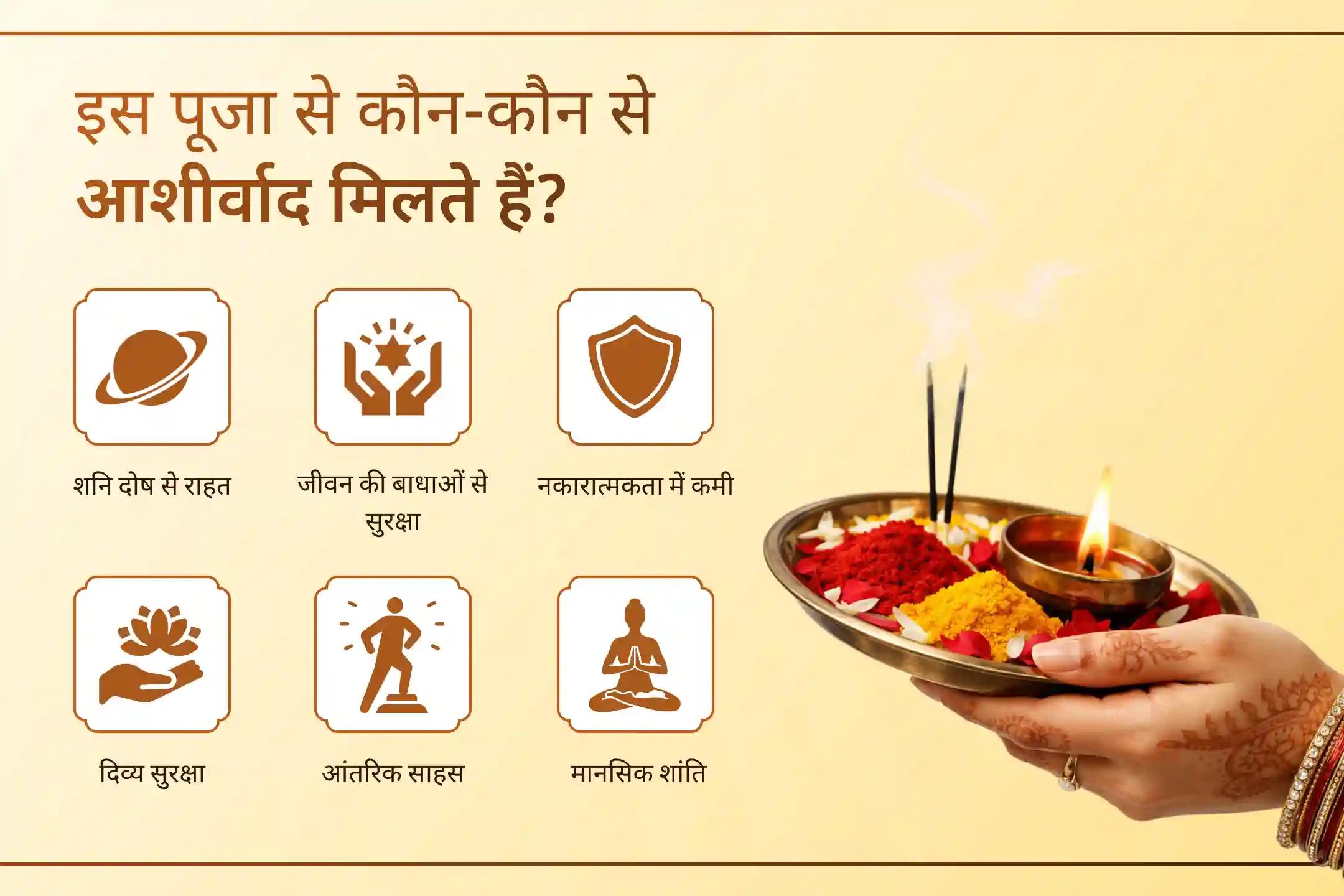 🪔 शनि त्रयोदशी और शनिवार के इस दुर्लभ संयोग पर 21 ब्राह्मणों द्वारा संपन्न 23,000 शनि मंत्र जाप एवं 1008 संकटमोचन हनुमान अष्टक पाठ अनुष्ठान में श्री मंदिर के माध्यम से भाग लेकर नकारात्मकता से राहत और दिव्य सुरक्षा का आशीर्वाद प्राप्त करें।
