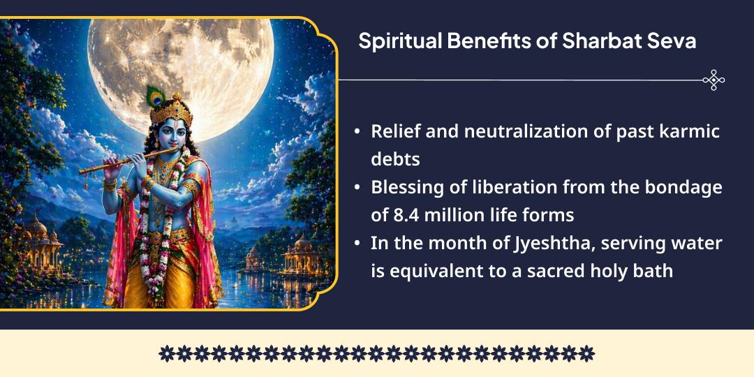 Jyestha Purnima 84 Kos Braj Parikrama Bhakt Vatsalya Sheetal Sharbat Seva
