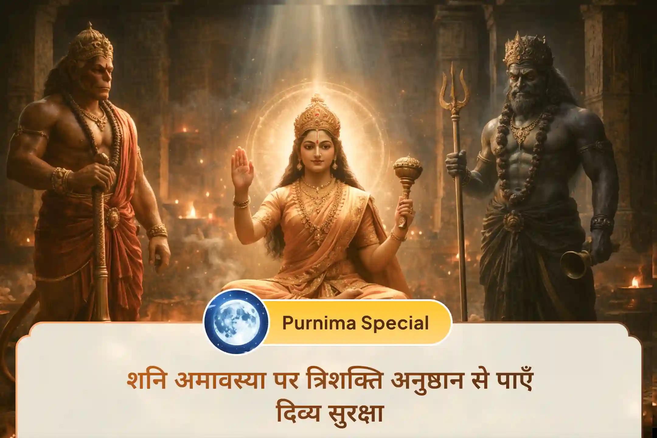 🪔 इस पावन तिथि पर तीनों रक्षक देव शक्तियों की संयुक्त उपासना से पाएं नकारात्मकता से सुरक्षा, भय से मुक्ति की अनुभूति और आगे बढ़ने का अटूट आत्मविश्वास।