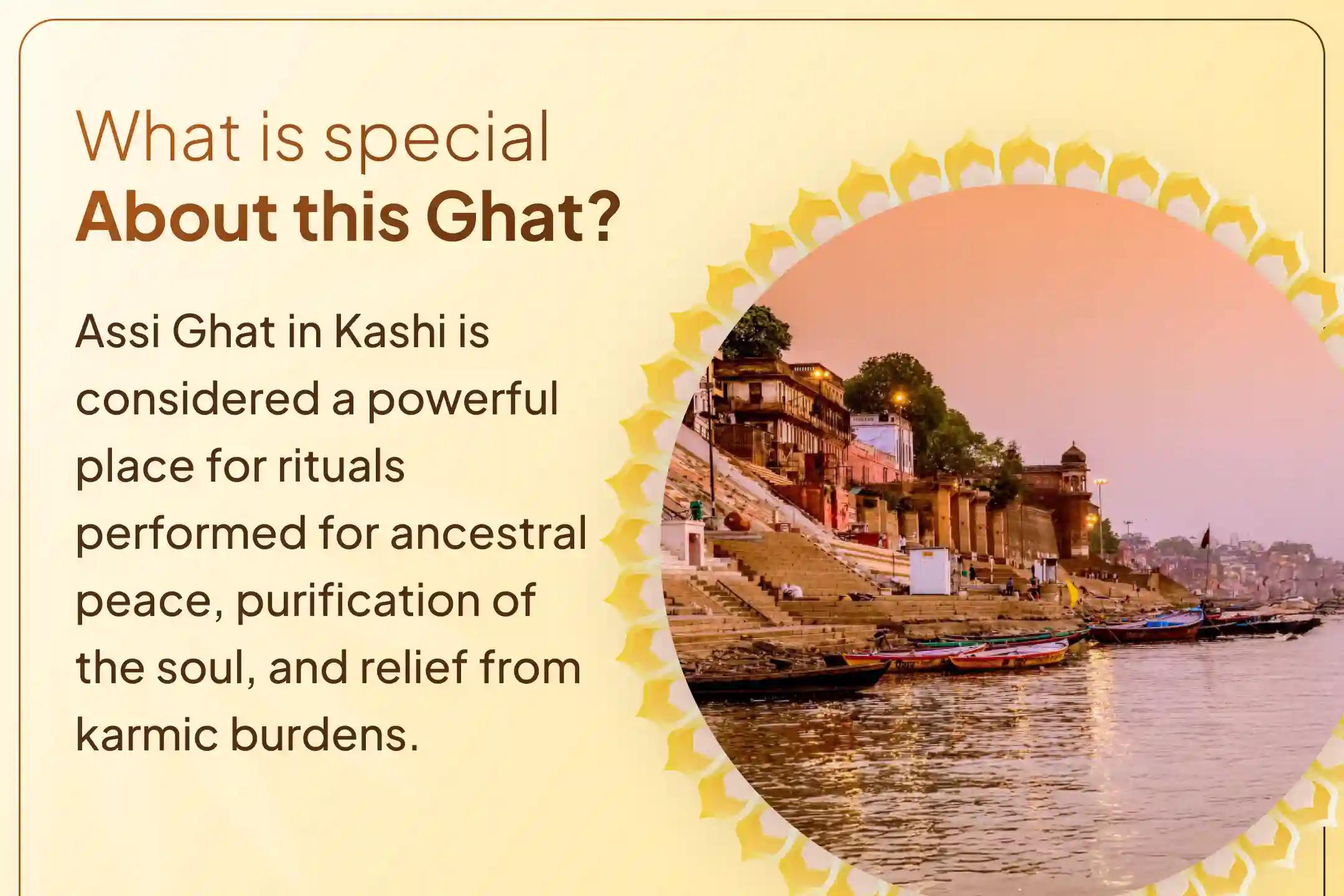 Book the sacred Ganga Aarti in your name at Assi Ghat in Kashi and receive the divine blessings of Maa Ganga! 🙏