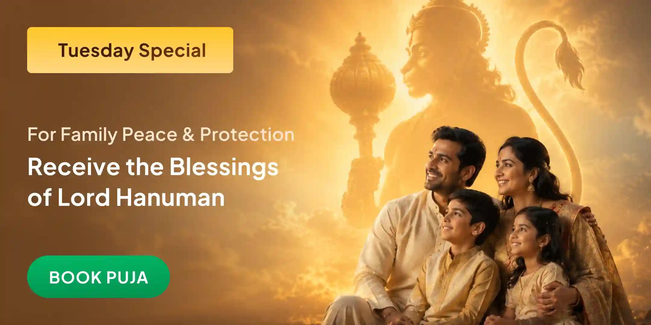 Hanuman Puja for Family Peace and Prosperity