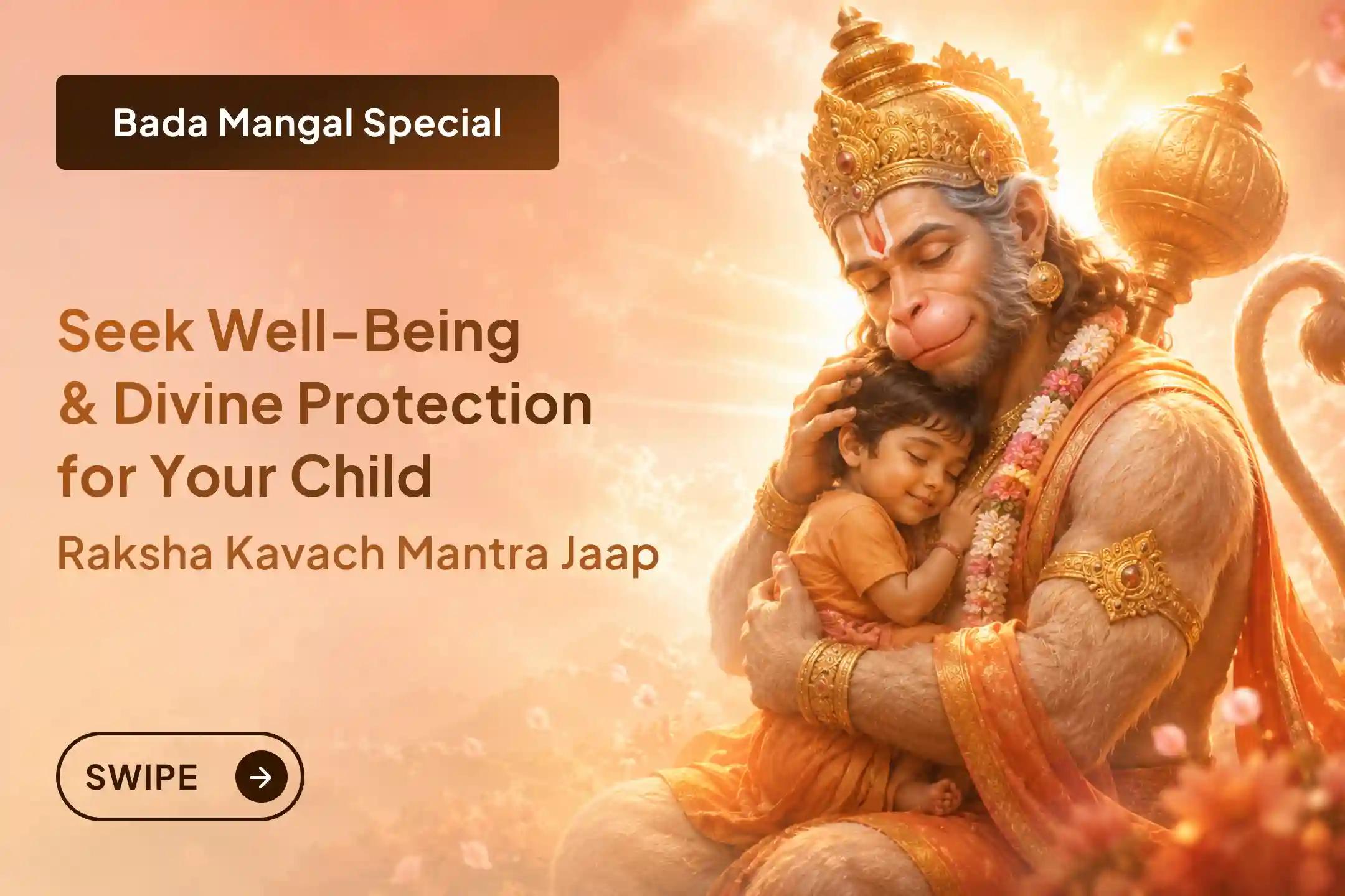 💫If you stay away from your child and constantly worry about their safety and well-being, then this special Raksha Kavach Mantra Jaap and Havan may help reduce your worries and support your child’s protection. 
