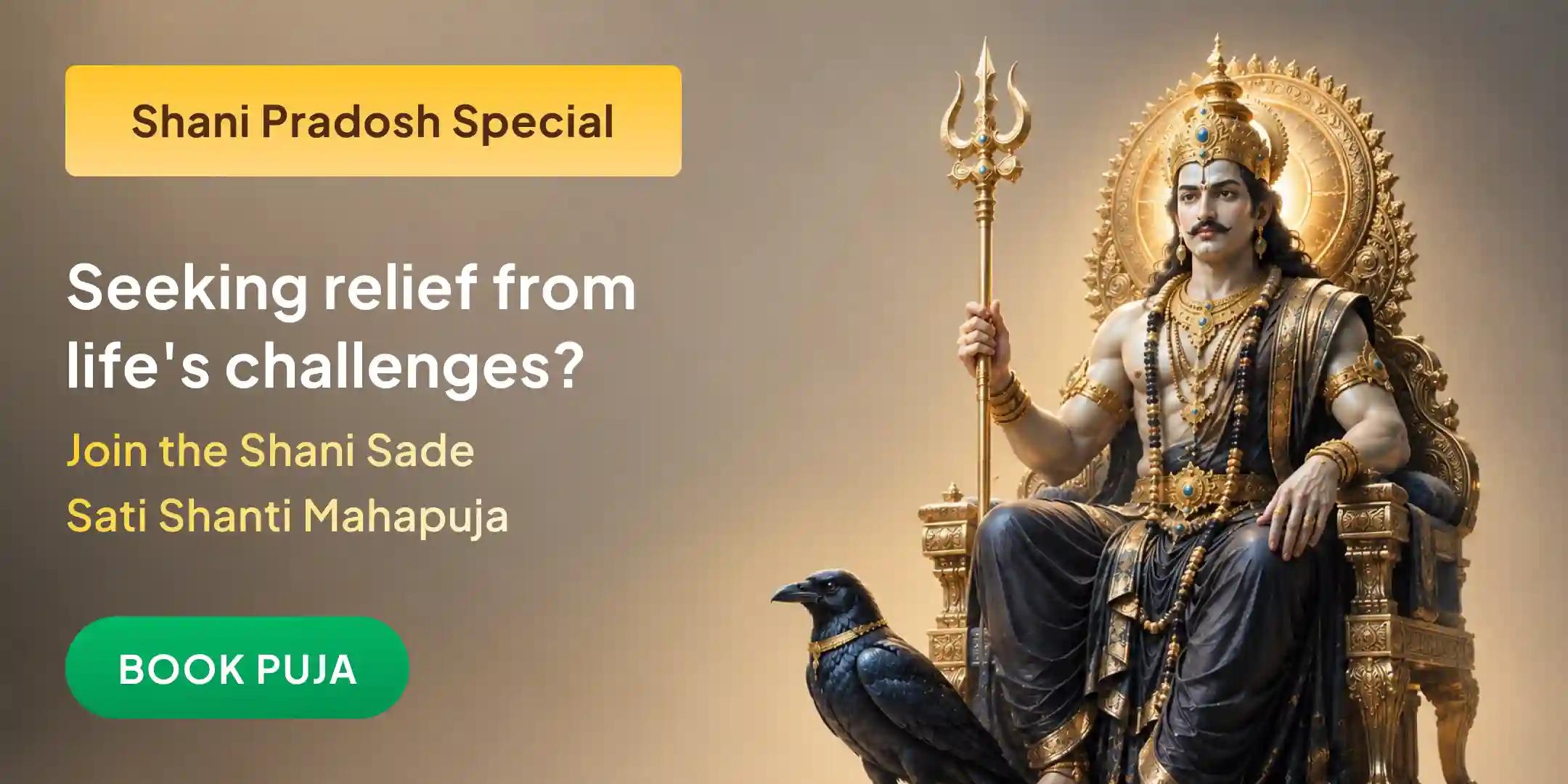 Shani Saade Saati Peeda Shanti Mahapuja, Shani Til Tel Abhishek and Mahadasha Shanti Mahapuja