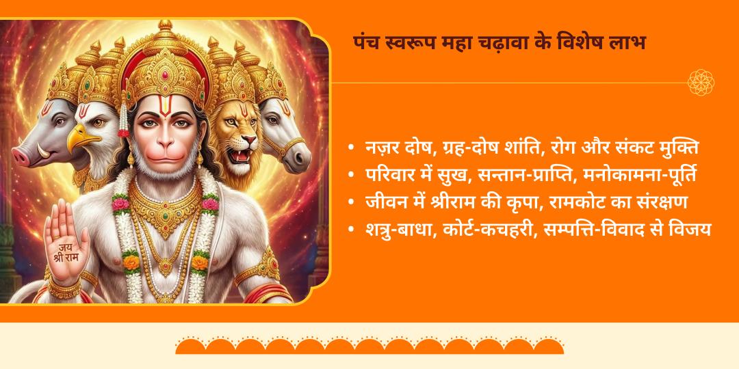 अंतिम बड़ा मंगल पंच सिद्ध हनुमान मंदिर पंच स्वरूप महा चढ़ावा