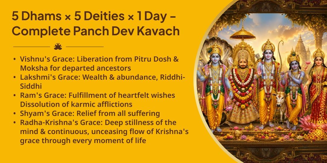 Maha Nirjala Ekadashi Vishnu, Lakshmi, Krishna, Khatu Shyam, Shri Ram 5 Deity Chadhava
