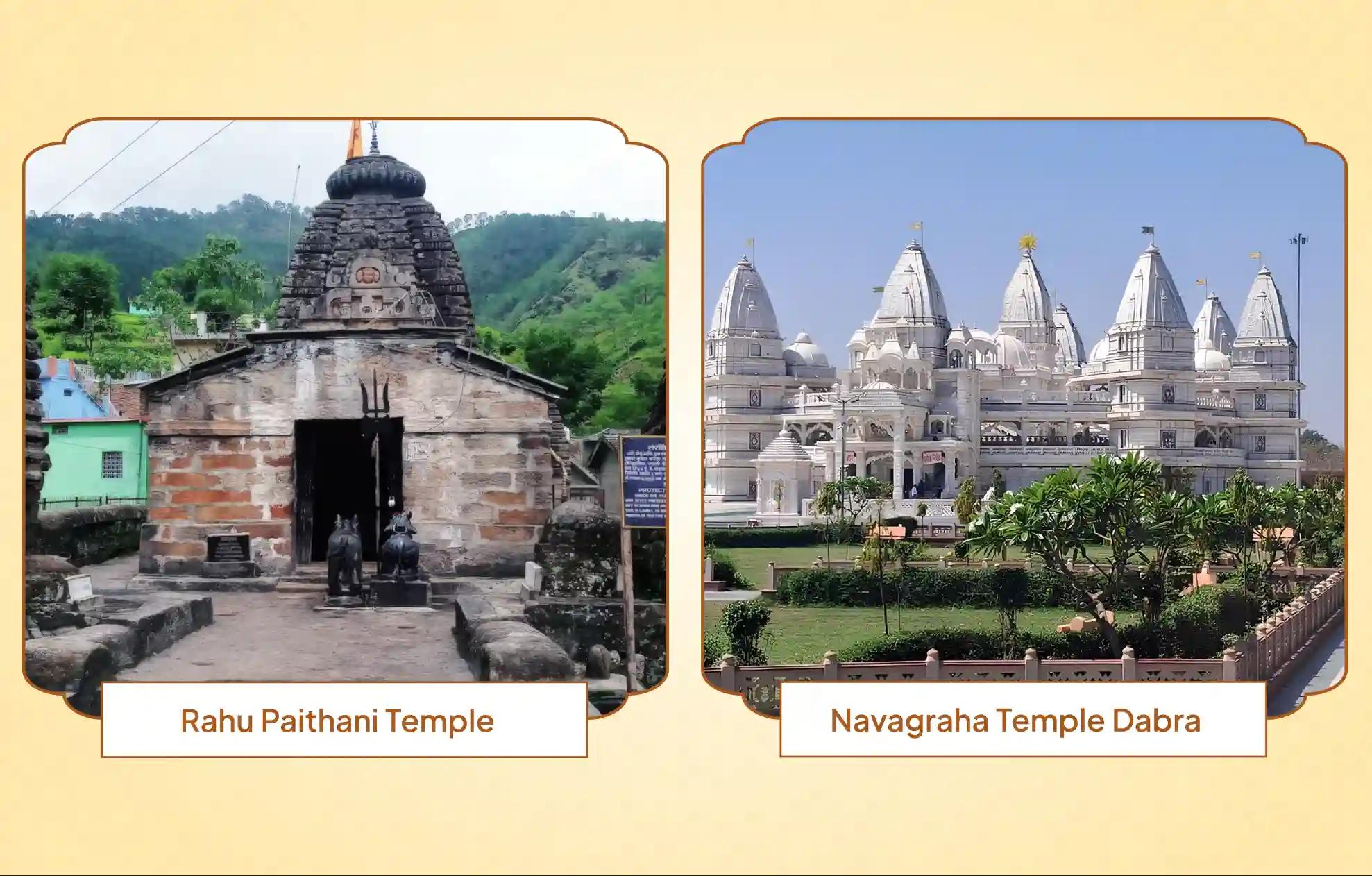Rahu Paithani Temple, Navagraha Temple,Pauri, Dabra