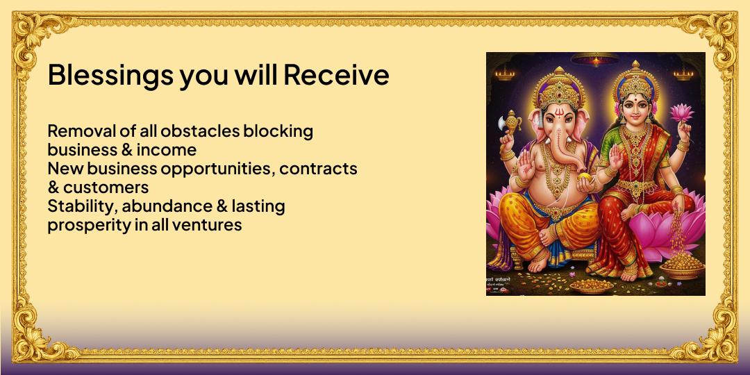 Krishnapingala Sankashti Chaturthi Riddhi-Siddhi aur Vyapaar Vriddhi Shri Ganesh & Lakshmi Chadhava 