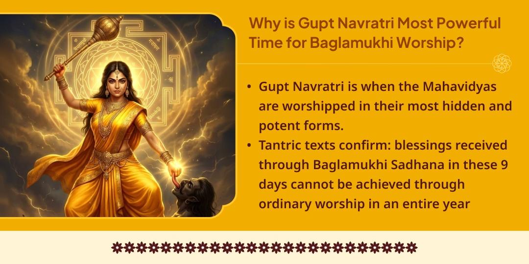 Gupt Navratri Mahavidya Maa Baglamukhi 9 Day Chadhava Sankalp 