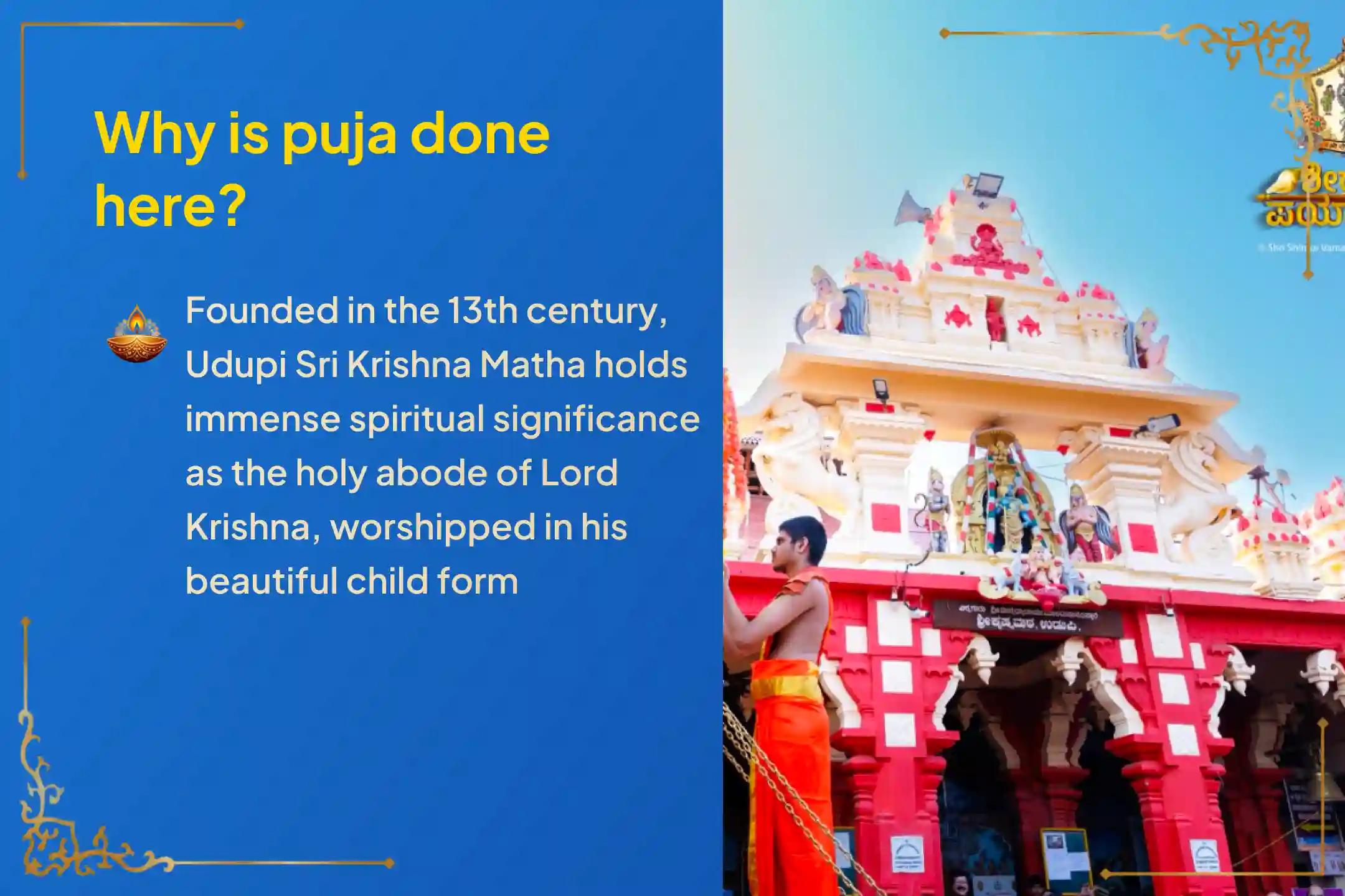 🕉️Participate in the sacred Krishna Mantra Homa on this auspicious day at the holy Udupi Shri Krishna Matha, to receive divine blessings for fortune, financial growth, and stability🙏