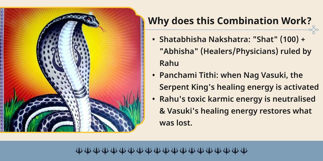 Ashadha Panchami-Shatabisha Nakshatra Special Kaal Sarp Dosha Shanti Chadhava 