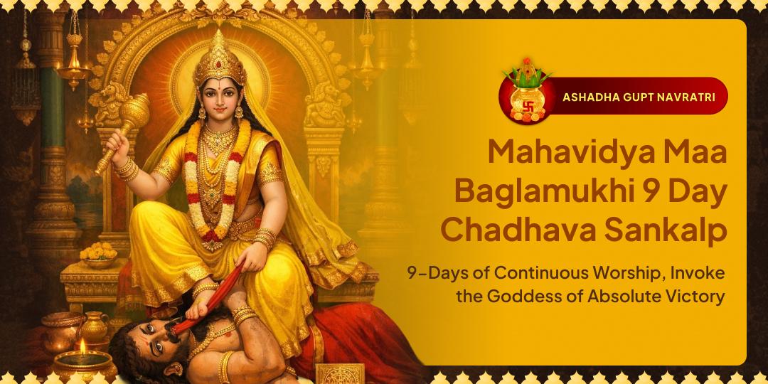 Attain Complete Victory, Protection & Enemy Defeat with 9-Days of Maa Baglamukhi Chadhava Sankalp