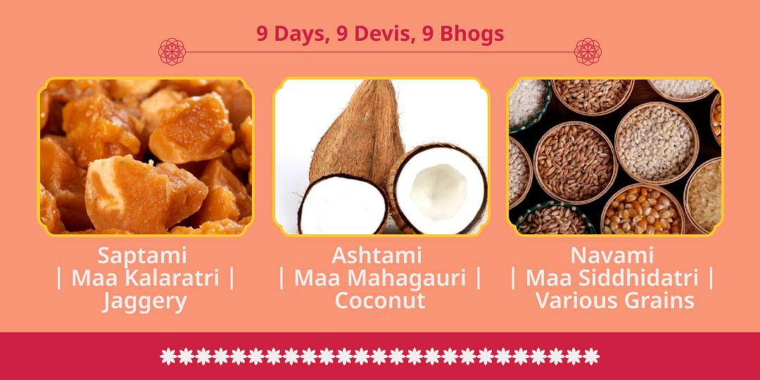 Ashadha Navratri 9 Day Devi Bhog Seva 