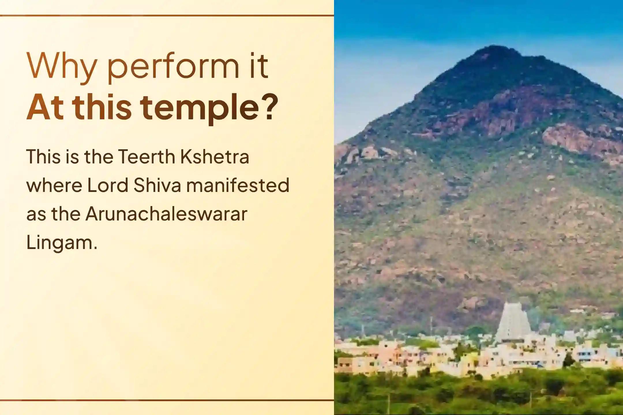 🔥 When Arunachalam Calls, Destiny Changes! Offer Rudrabhishek and Bhasma Shringar to Lord Arunachaleshwar this Monday for divine bliss. 