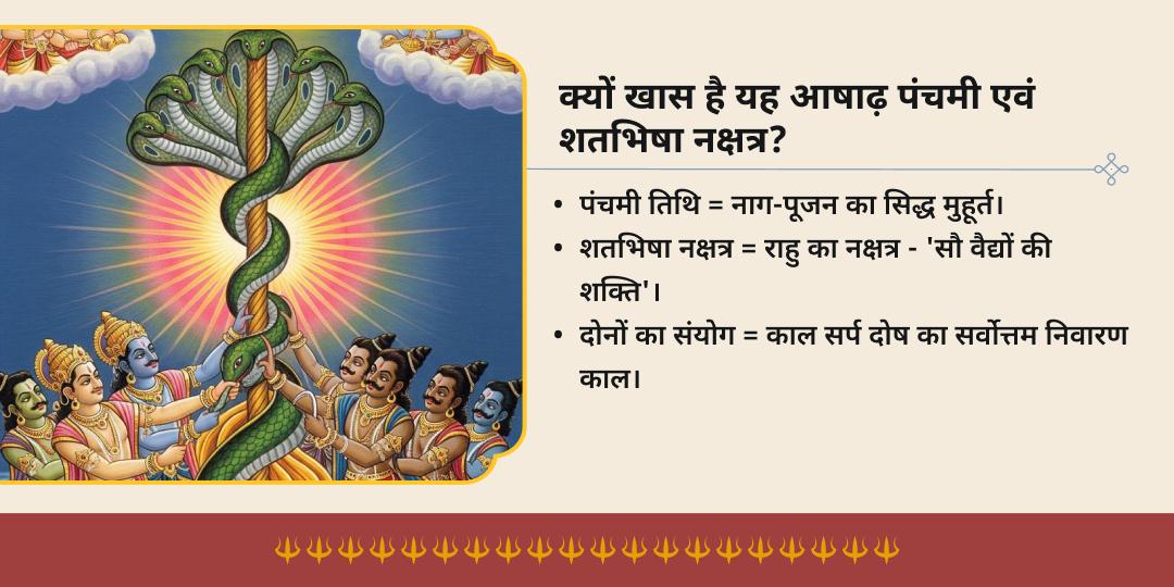 आषाढ़ पंचमी शतभिषा नक्षत्र राहु दोष शांति चढ़ावा