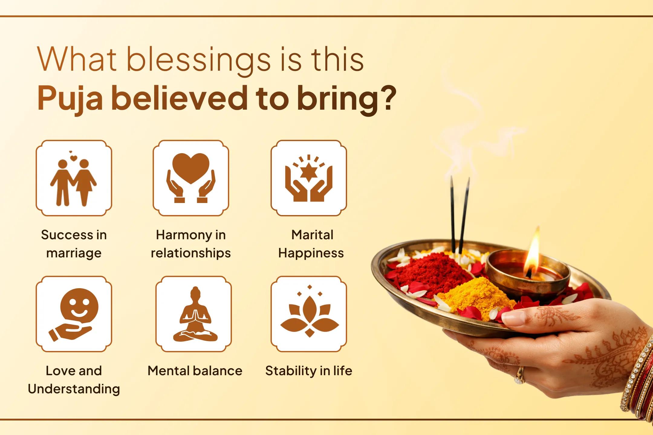 💍 Are repeated delays and obstacles making it difficult to find the right life partner?  Participate in this special Marriage Blessing Puja through Sri Mandir and pray for divine blessings for a happy and harmonious married life.