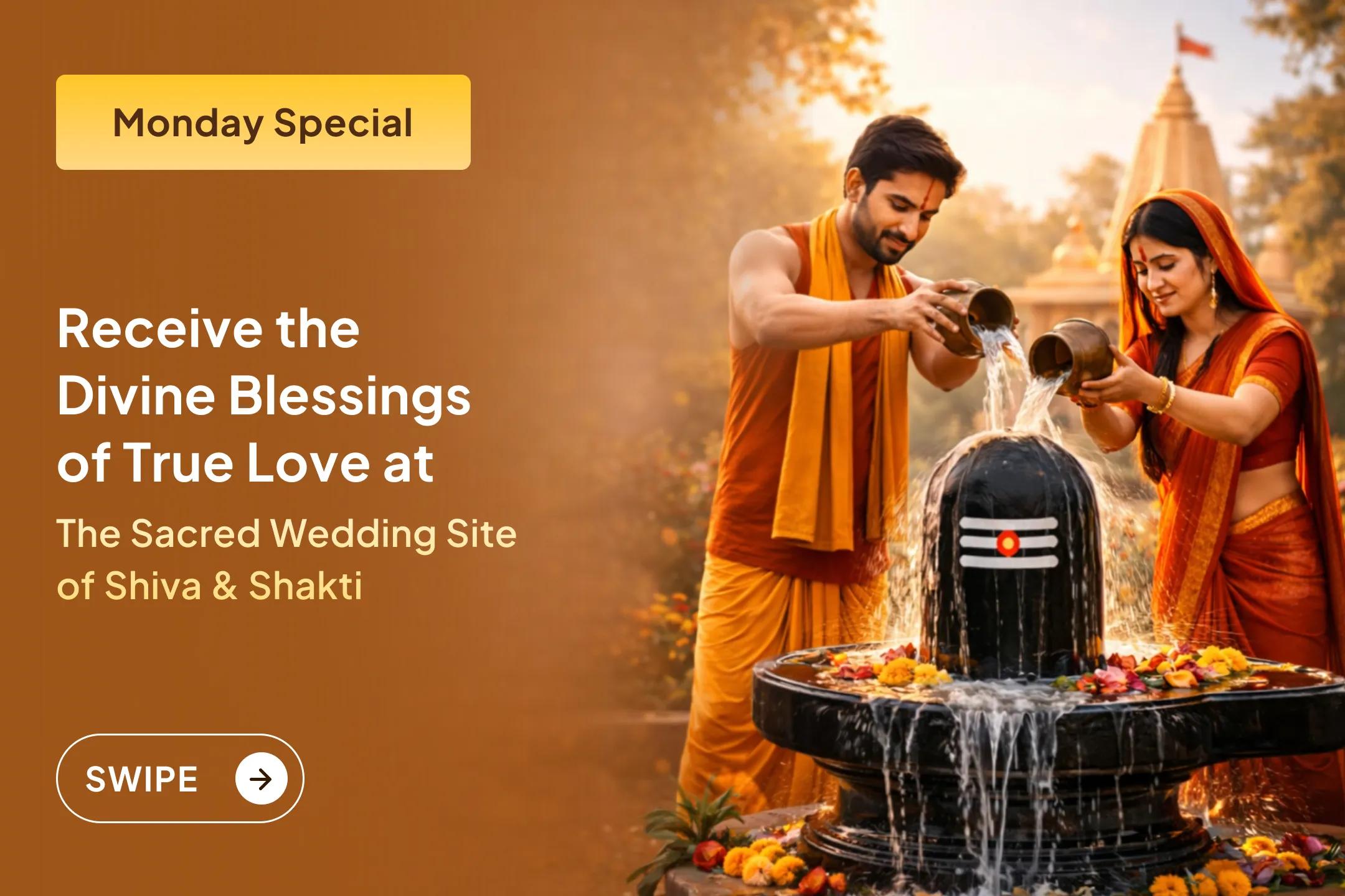 💖 This Monday, participate in the Divine Love Union Puja and Relationship Healing Ritual, and pray for blessings of love, trust, harmony in relationships, emotional clarity, and the strength to move forward from past emotional pain.