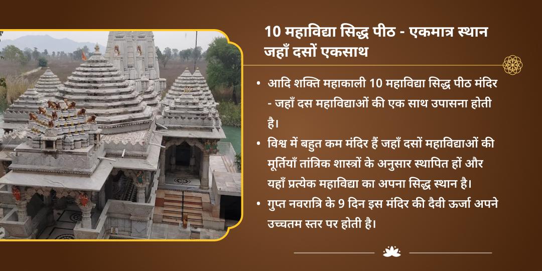गुप्त नवरात्रि 9 दिवसीय 10 महाविद्या चढ़ावा संकल्प