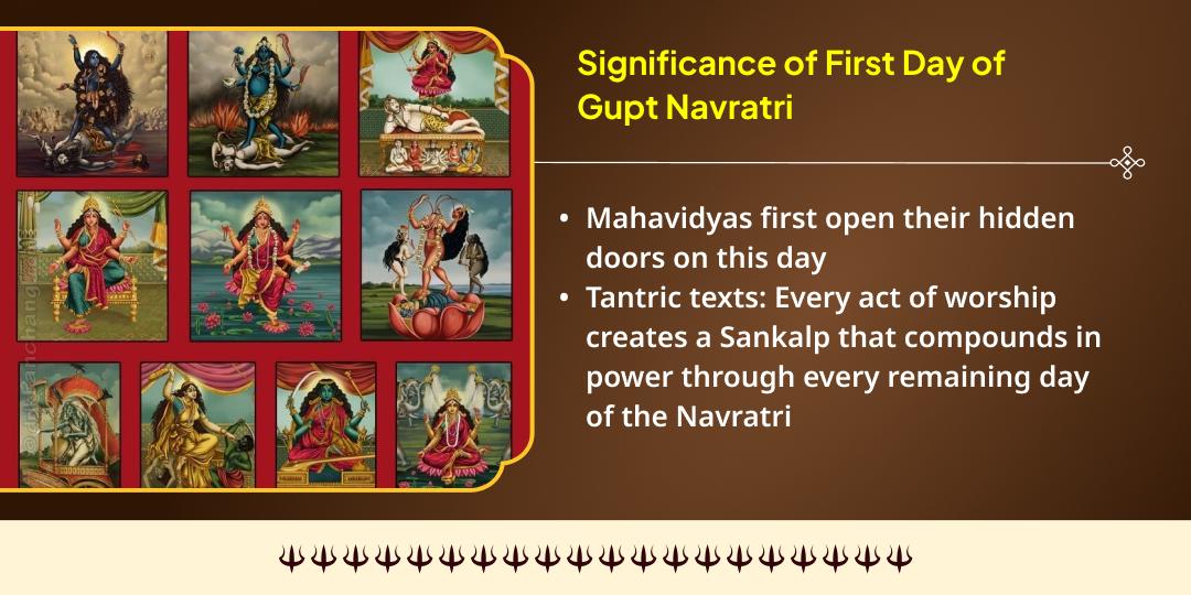 First Day of Gupt Navratri Maa Baglamukhi-Bhairava Chadhava & Ahuti