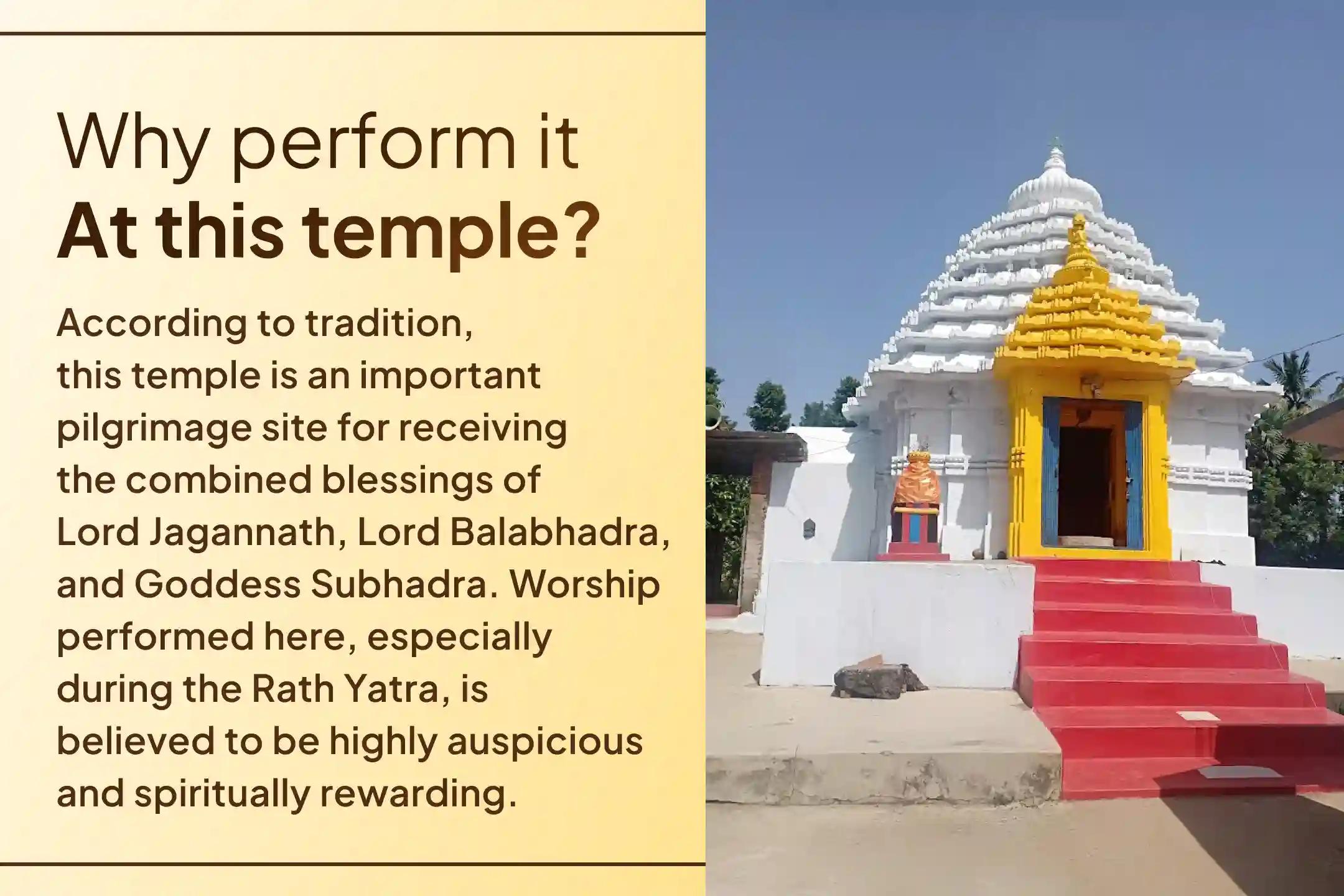 Receive the blessings of Lord Jagannath, Lord Balabhadra, and Goddess Subhadra through the Jagannath Rath Yatra of Cuttack.