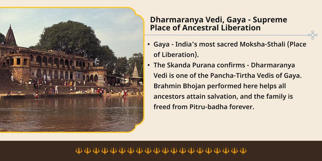 Ashadha Amavasya Gaya 51 Brahmin Maha Bhojan Seva Gaya for Ancestral Peace